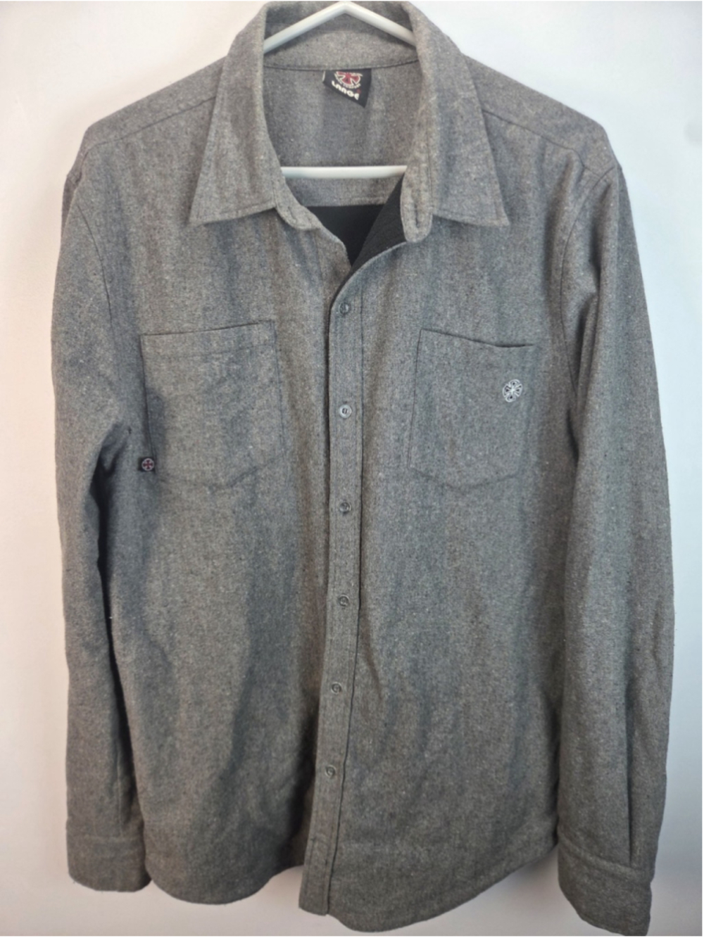 Independent Truck Company Gray Button-up Jacket Size Large